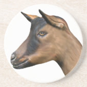 Dessous de verre de grès de chèvre d'Oberhasli (Devant)