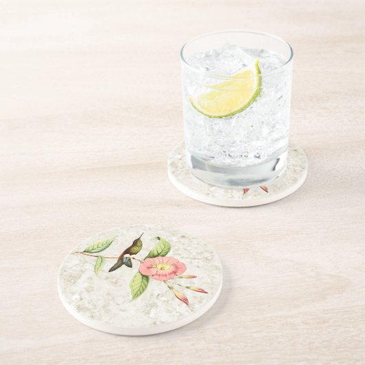 Dessous de verre de grès de colibri de jambe de (Côté)