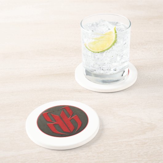 Dessous de verre de grès de garçon d'insecte (Côté)