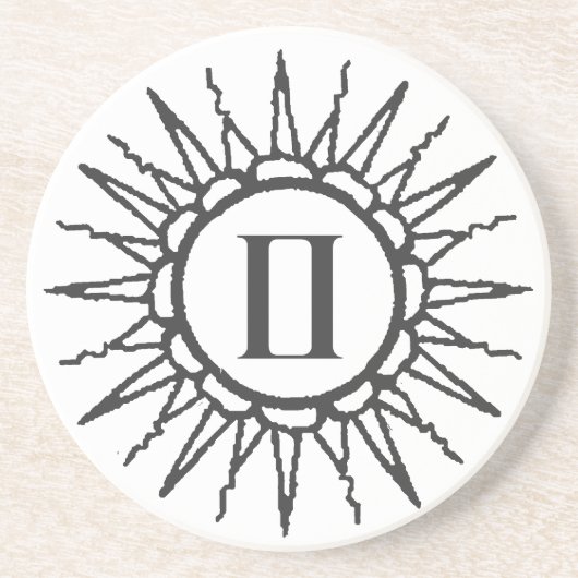 Dessous de verre de grès de Gémeaux (Devant)