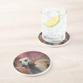 Dessous de verre de grès de la Faune Greyhound (Côté)