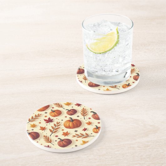 Dessous de verre de grès de la récolte (Côté)