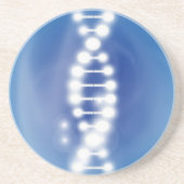 Dessous de verre de grès de logo d'ADN (Devant)