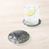 dessous de verre de grès de photo personnalisés (Côté)