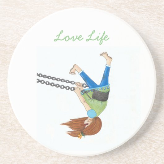 Dessous de verre de grès de temps d'oscillation (Devant)