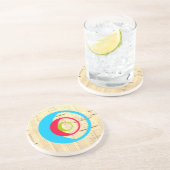 dessous de verre de grès d'impression de nouvelles (Côté)