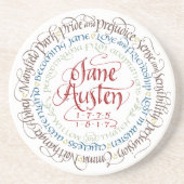 Dessous de verre de grès - drames de période de (Devant)