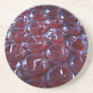 Dessous de verre de grès en grès de Bubblewrap b