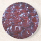 Dessous de verre de grès en grès de Bubblewrap bri (Devant)