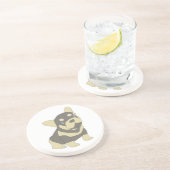 Dessous de verre de grès en pierre de taille à chi (Côté)