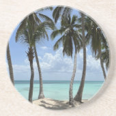 Dessous de verre de grès en pierre tropicale (Devant)