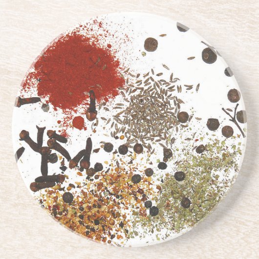 Dessous de verre de grès épice de vie (Devant)