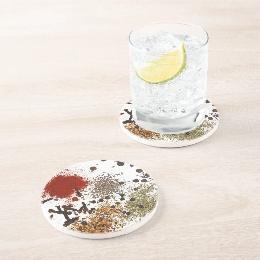Dessous de verre de grès épice de vie (Côté)
