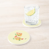 Dessous de verre de grès : Fruits de couleur (Côté)