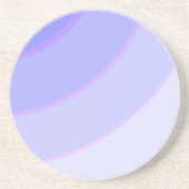 Dessous de verre de grès Lilac Swirls (Devant)