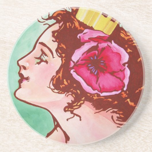 Dessous de verre de grès - Ozma (Devant)