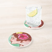 Dessous de verre de grès - Ozma (Côté)