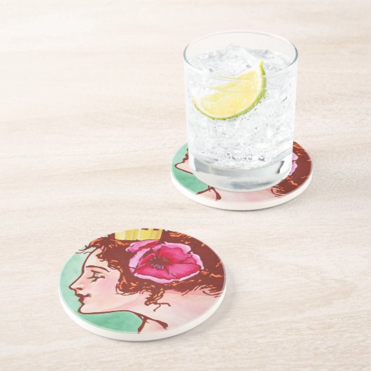 Dessous de verre de grès - Ozma (Côté)