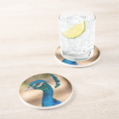 Dessous de verre de grès Peacock (Côté)