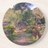 Dessous de verre de grès personnalisé "Mambu-S Pit (Devant)