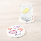 Dessous de verre de grès ronds (Côté)