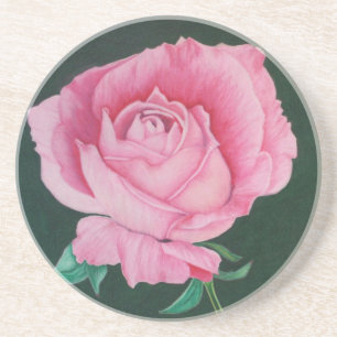 Dessous de verre de grès rose
