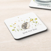 Dessous de verre de hérisson personnalisés (Côté gauche)