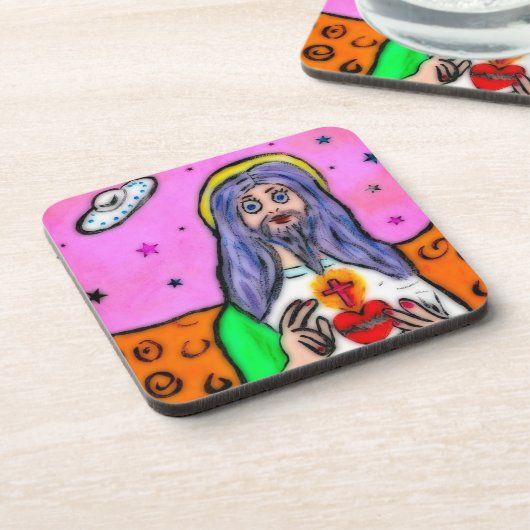 Dessous de verre de Jésus (Côté gauche)