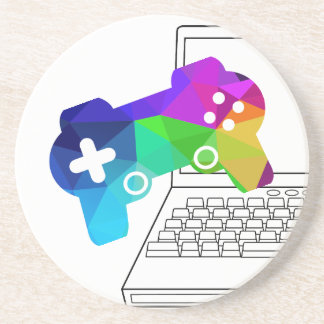 dessous de verre de jeu en grès