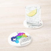 dessous de verre de jeu en grès (Côté)