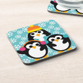 Dessous de verre de la fête des pingouins (Côté gauche)