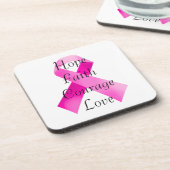 Dessous de verre de la foi en ruban de camouflage  (Côté gauche)