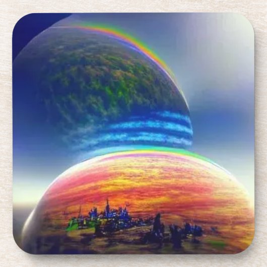 Dessous de verre de la planète Imaginaire (Devant)