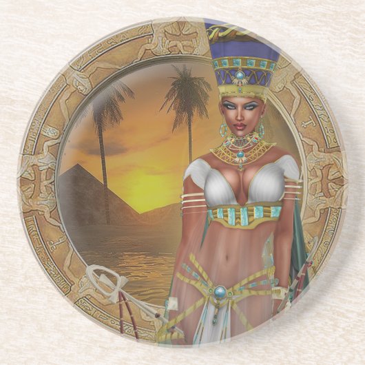 Dessous de verre de la Reine Nefertiti (Devant)