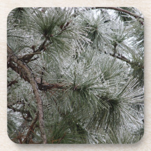 Dessous de verre de la saison hivernale