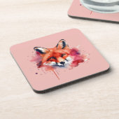 Dessous de verre de la société Fox Beverage (Côté gauche)