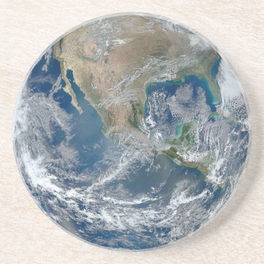 Dessous de verre de la terre de planète (Devant)