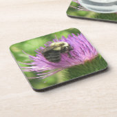 Dessous de verre de l'abeille et du chardon (Côté gauche)