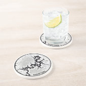 Dessous de verre de lac beaver (Côté)