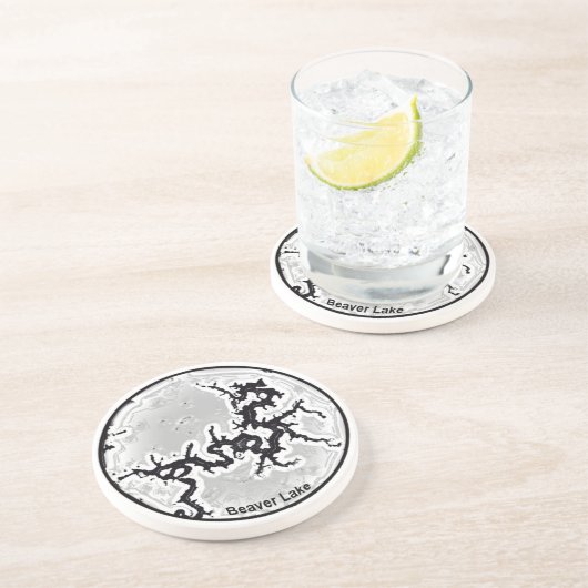 Dessous de verre de lac beaver (Côté)