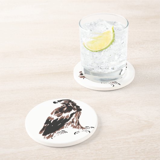 Dessous de verre de l'aigle fier (Côté)