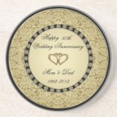 Dessous de verre de l'anniversaire du Mariage d'or (Devant)