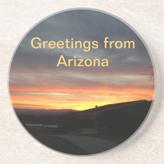 Dessous de verre de l'Arizona (Devant)