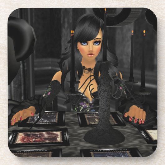 Dessous de verre de lecture de Tarot (Devant)