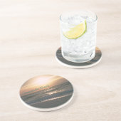 Dessous de verre de lever de soleil de plage de (Côté)