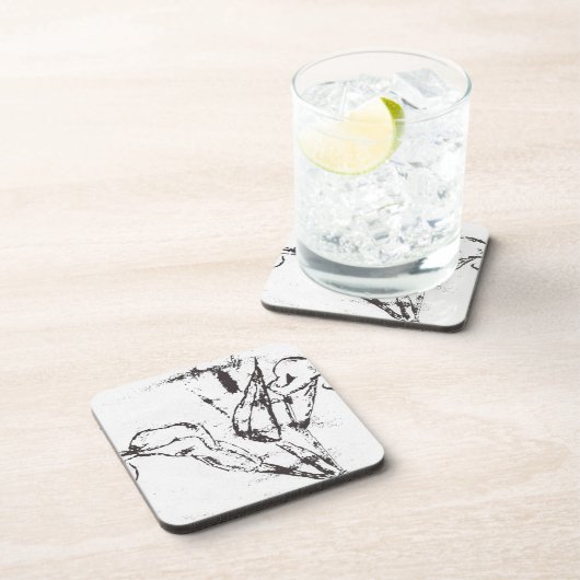 dessous de verre de liège (Côté Droit)