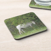 Dessous de verre de liège à Cheval Blanc timide (Côté gauche)