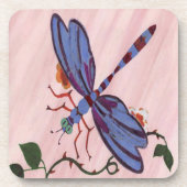 Dessous de verre de liège à libellules (Devant)