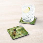 Dessous de verre de liège à mouches verses (Côté Droit)
