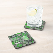 Dessous de verre de liège à patchwork (Côté Droit)